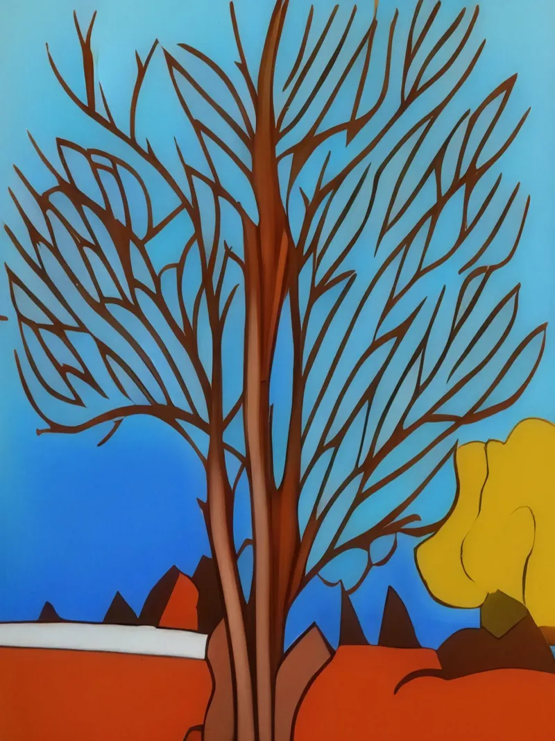Albero_Natura_1 alluminio dibond da Abstract Art by LK