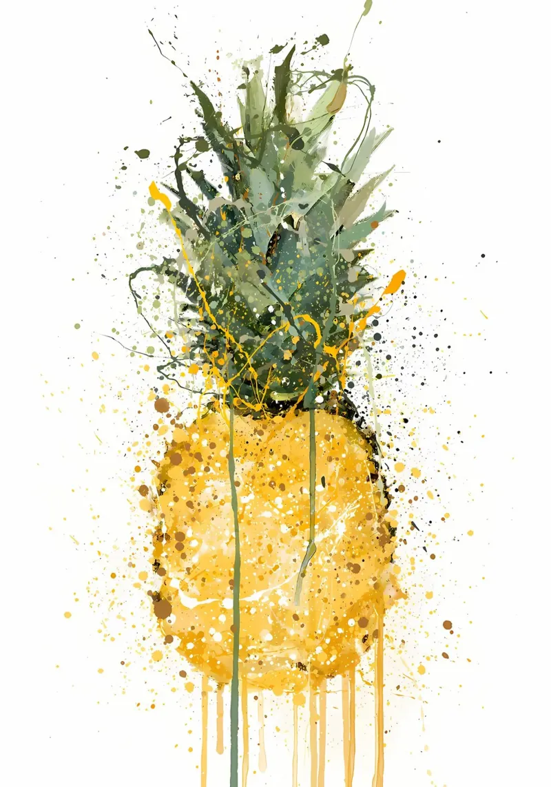 Frutta ananas pellicola backlit da Mimi