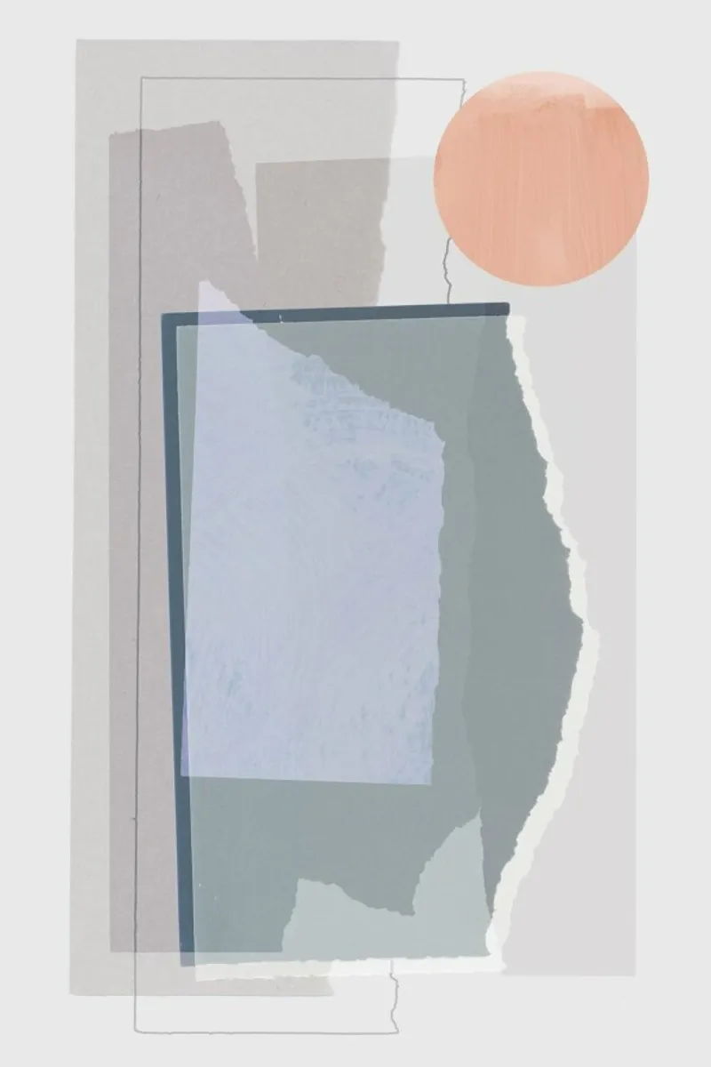 Pieces 10B poster con telaio in alluminio da Mareike Böhmer