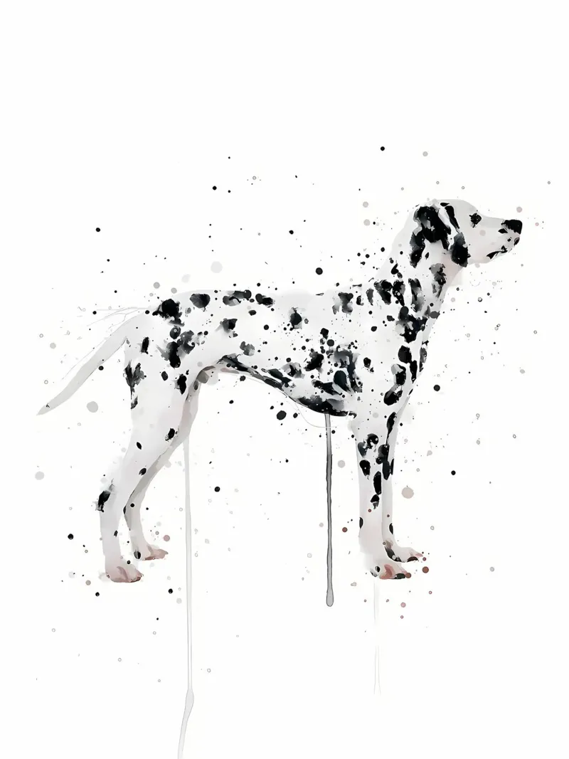 Cane dalmata pellicola backlit da Nami