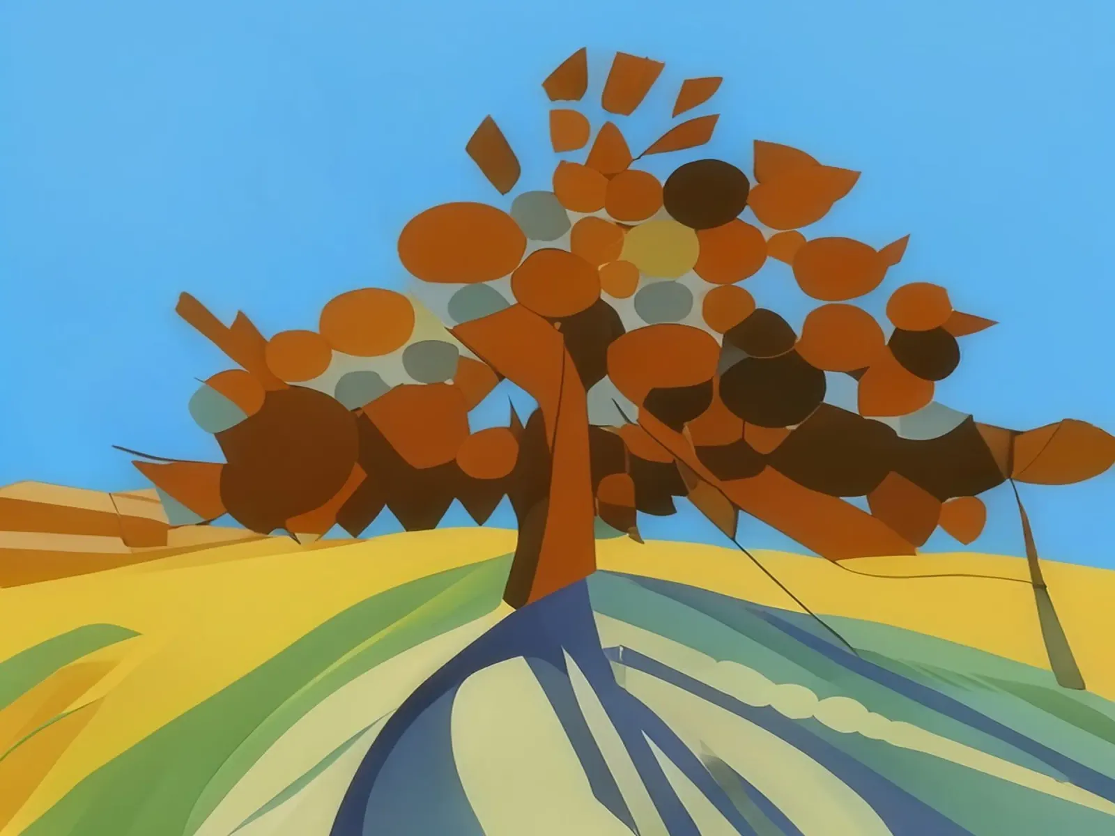 Albero_Natura_4 pellicola backlit da Abstract Art by LK