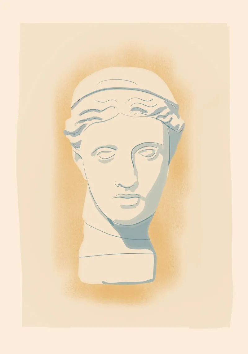 Busto minimalista 10 pellicola backlit da LeaDArt