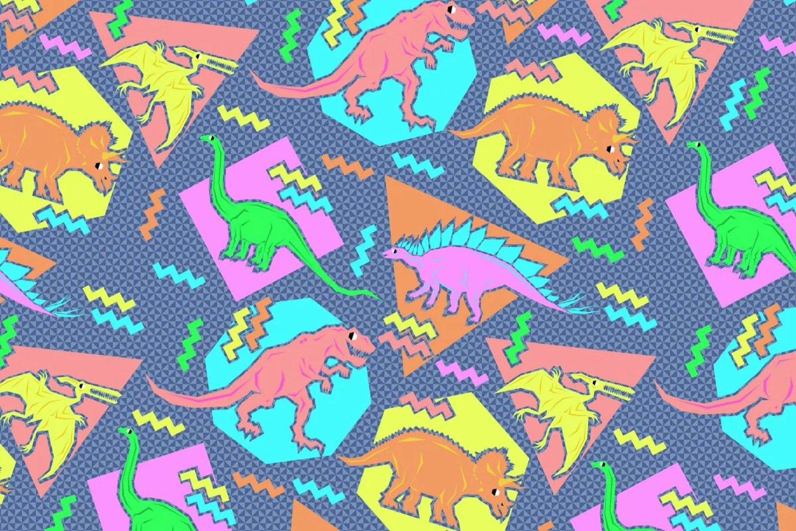 90's Dinosaur Pattern pellicola backlit da Chobopop