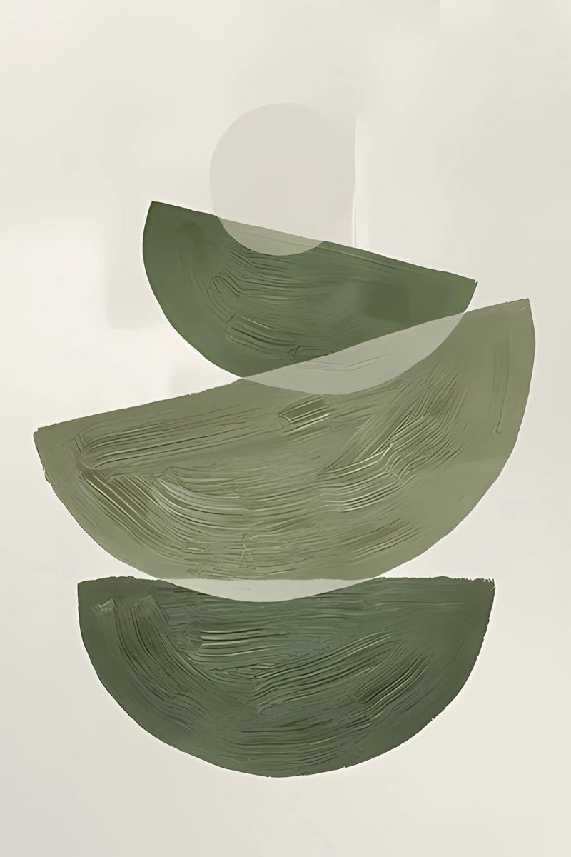 Grune formes graphiques No2 poster de Manhmai