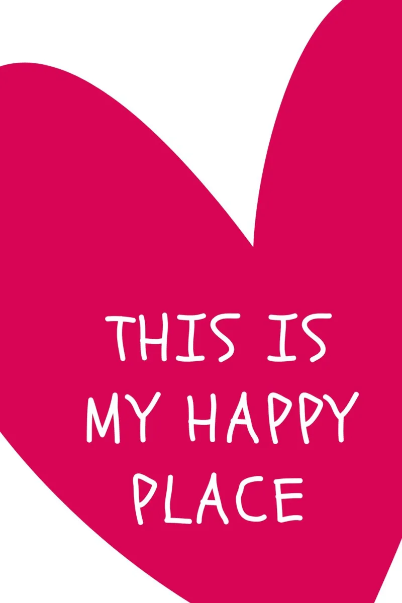 This is my happy place pellicola backlit da NORDLICHT DESIGNS