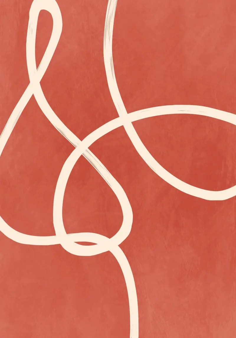 Abstract Line 42 canvas by LeaDArt