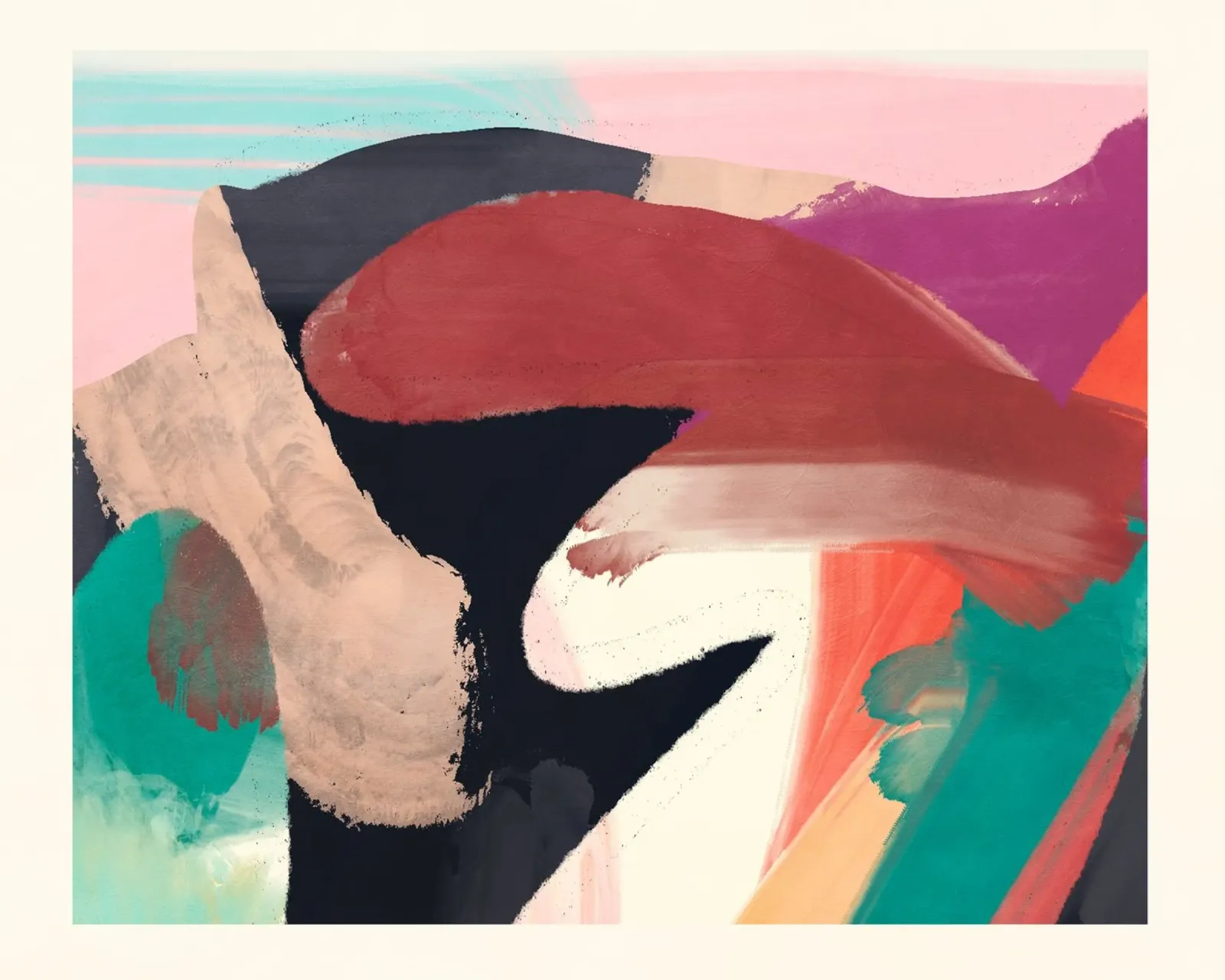 Abstract Painting hahnemühle by LeaDArt