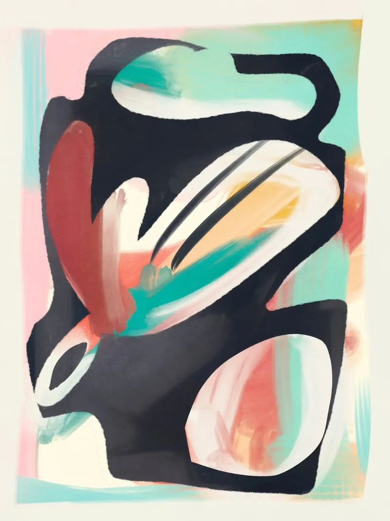 Abstract Painting 2 hahnemühle by LeaDArt