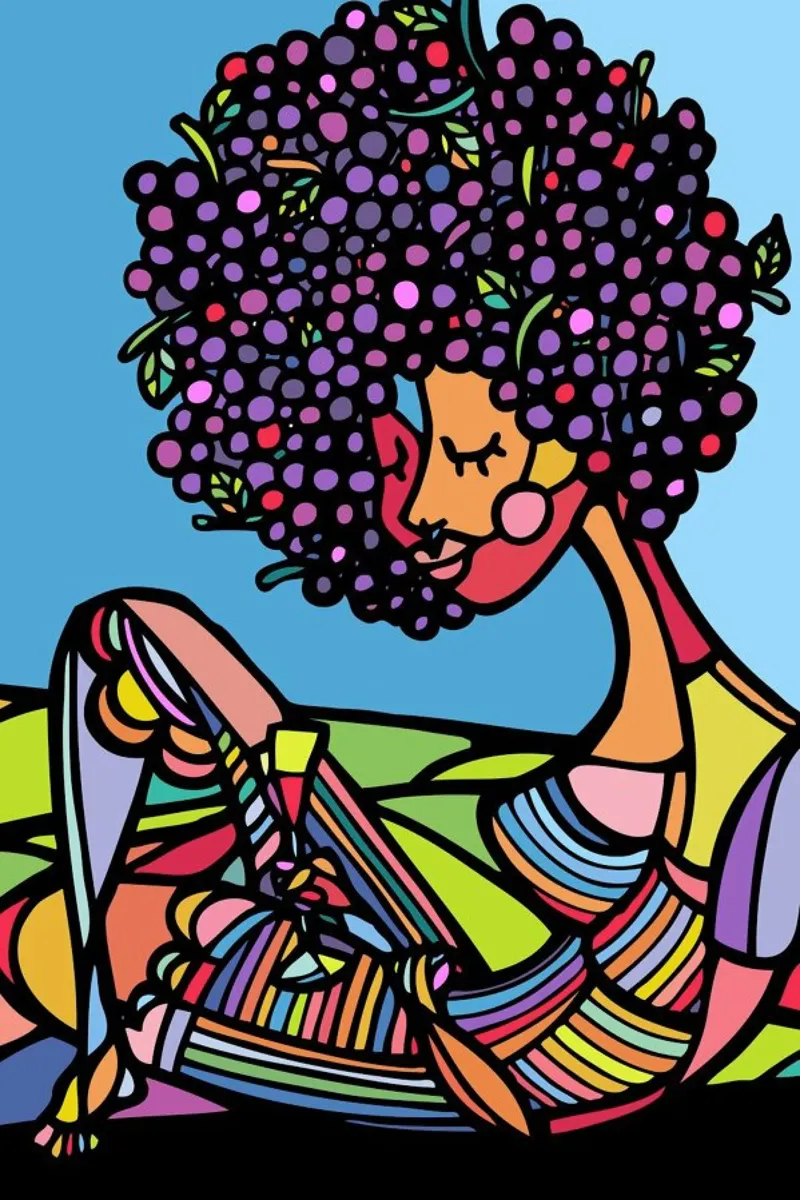 Afro pellicola backlit da Ninhol