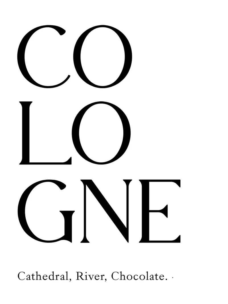Tipografia Colonia alluminio dibond da YV TYPOGRAPHY
