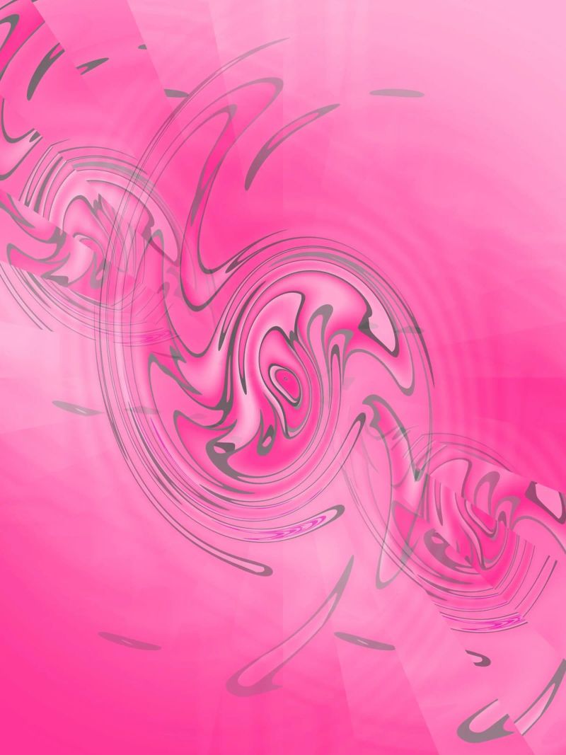 Motivo astratto rosa attorcigliato tela da Something for you