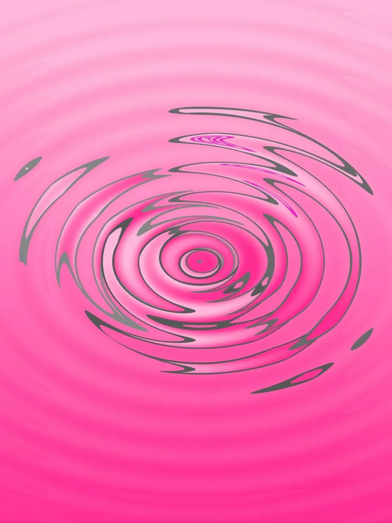 Motivo astratto a onde rosa tela da Something for you