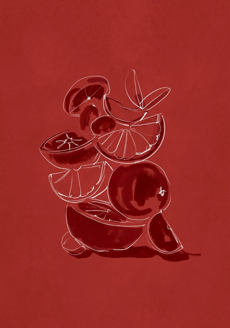 Frutta 4 scala poster da LeaDArt