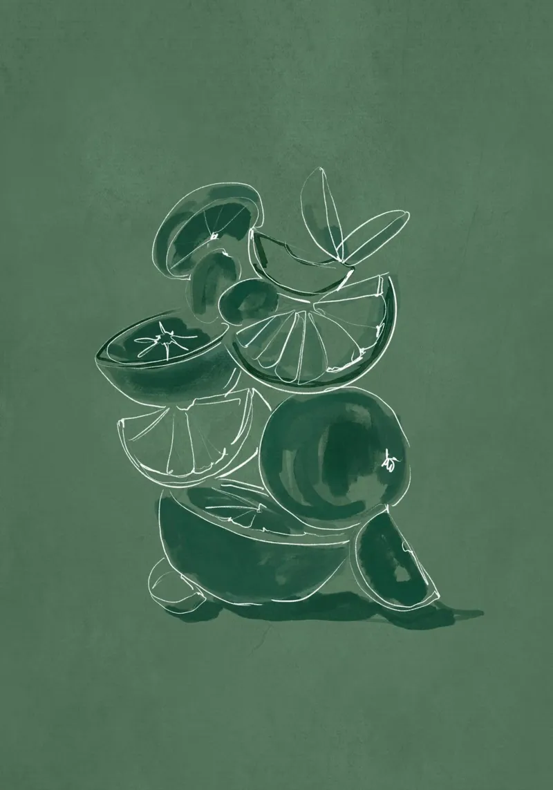 Waage Fruit 5 Backlit Folie von LeaDArt