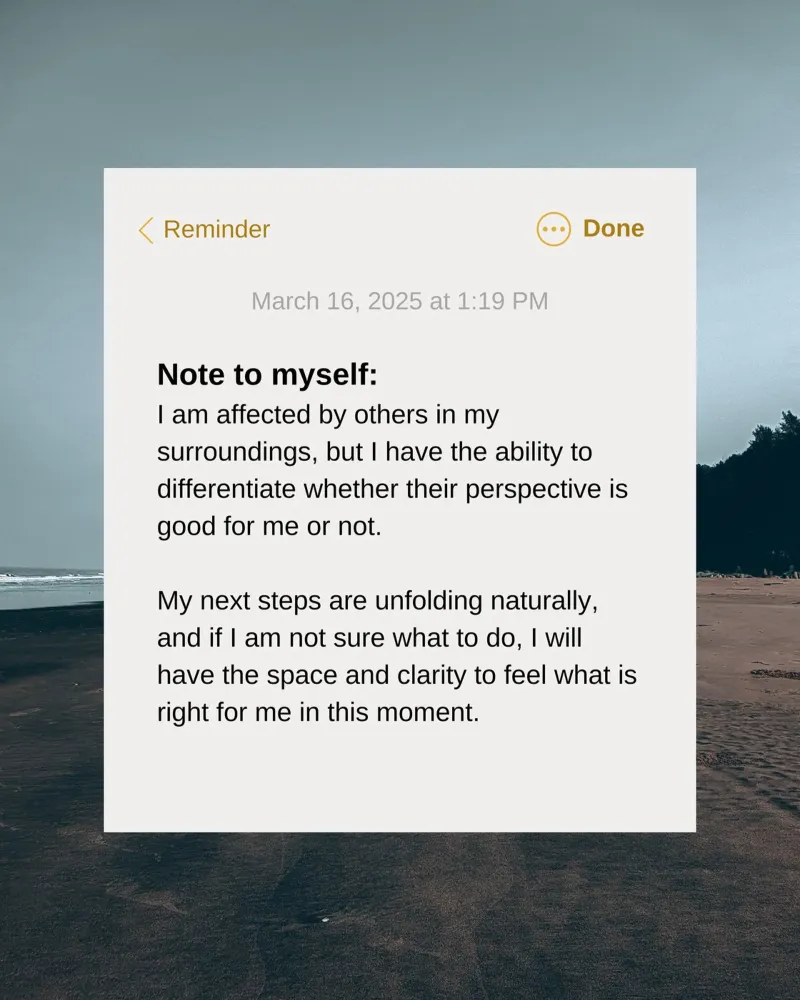 note to myself plexiglass da Ambition Wall