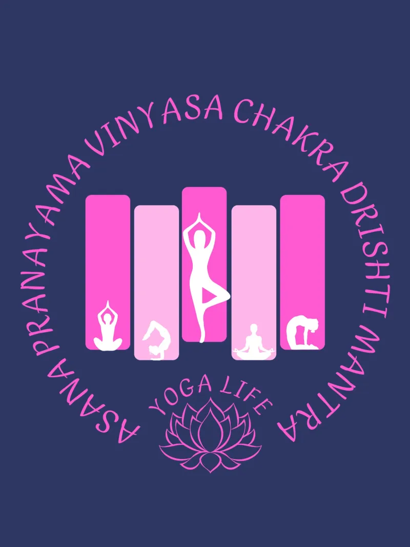 Yoga Vita Armonia poster con telaio in alluminio da Headless Monkeys