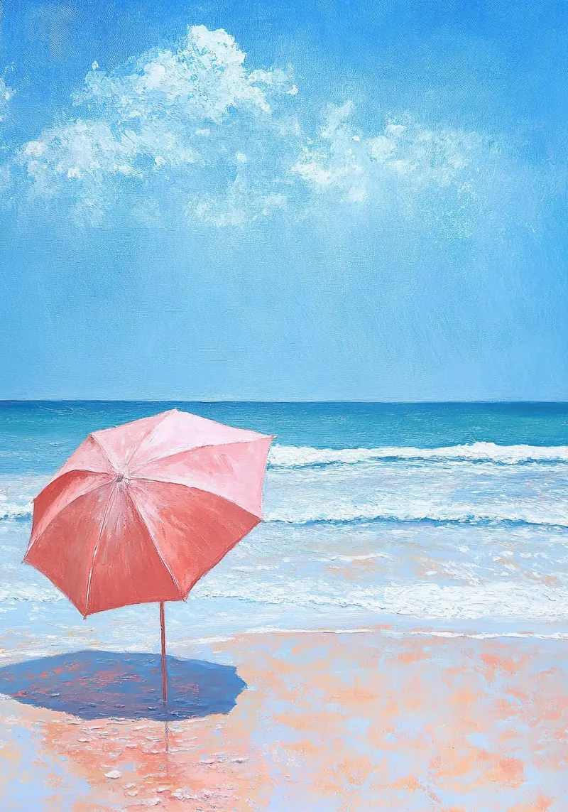 Giornata al mare carta hahnemühle da Nikis Art Studio