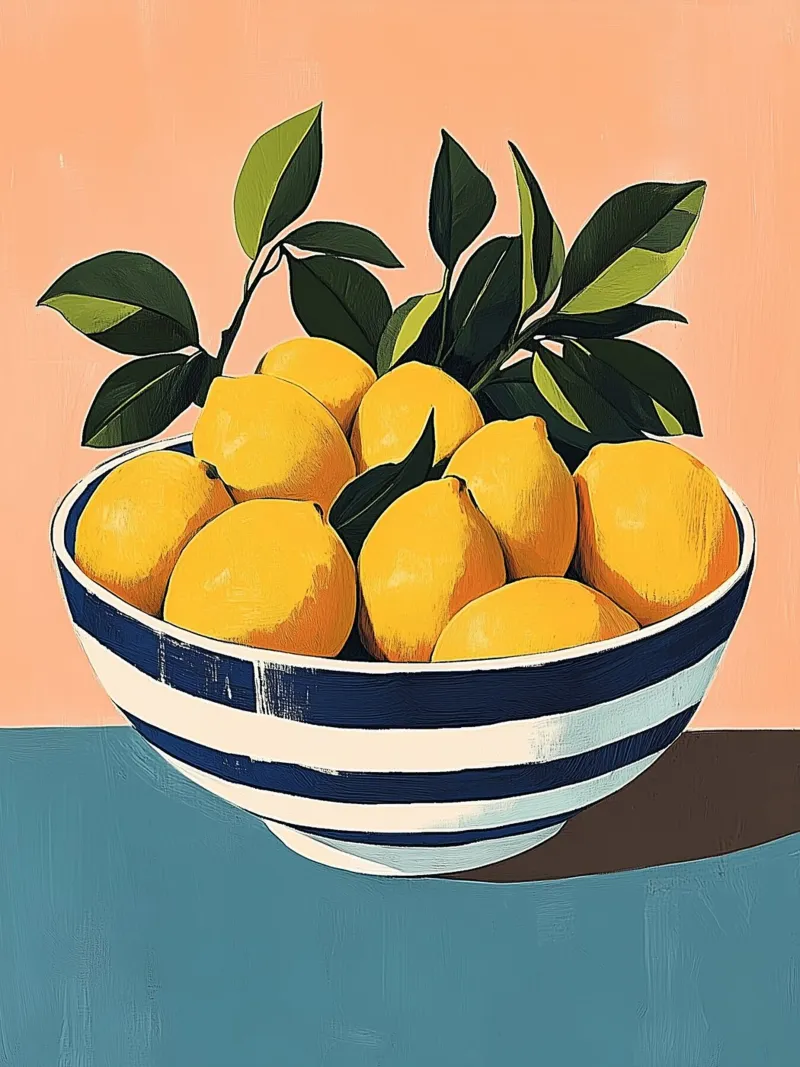 Bol de citrons ensoleillés hahnemühle de Spice & Style