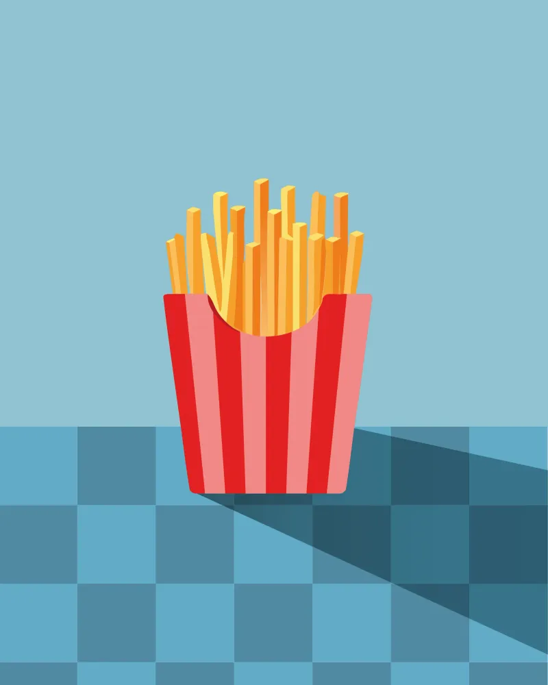 Frensh Fries poster da DARIA IVANOVNA