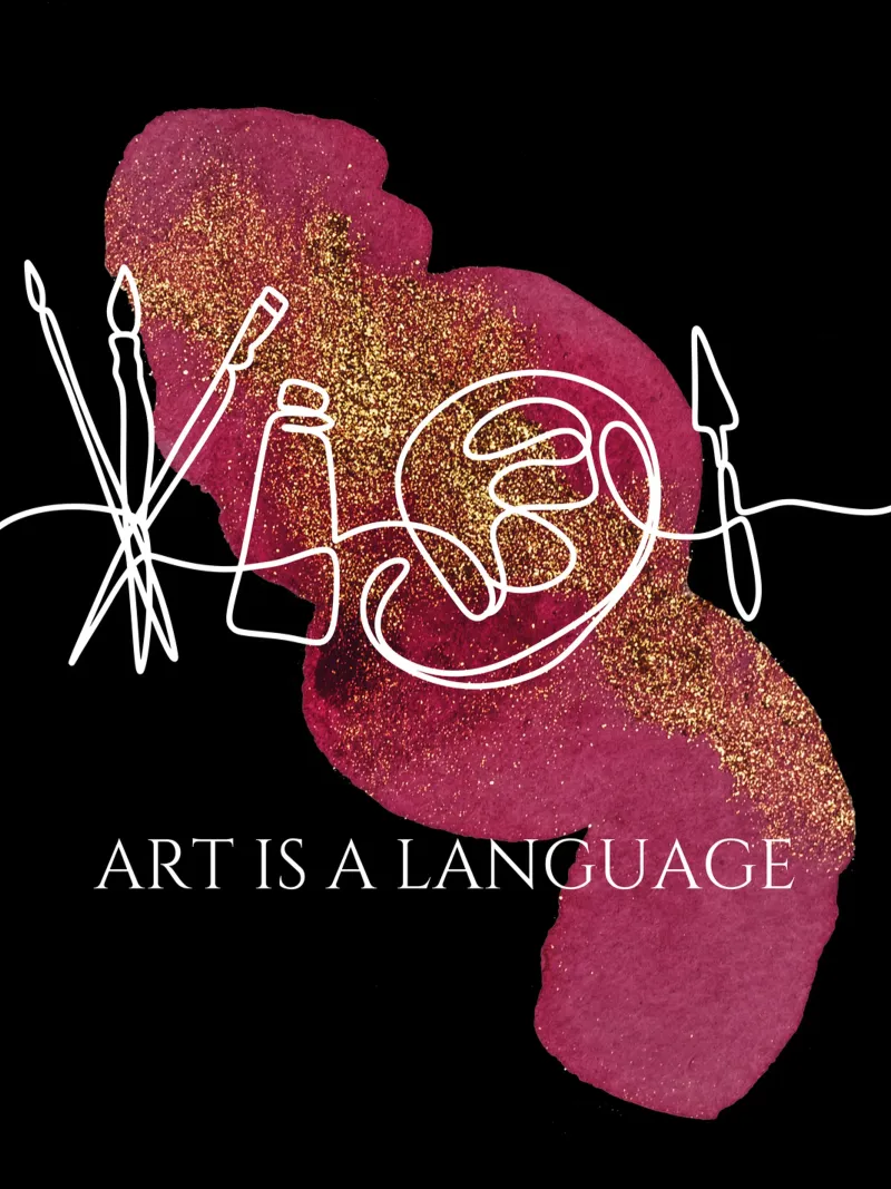 Art is a Language 3 Hahnemühle von Headless Monkeys