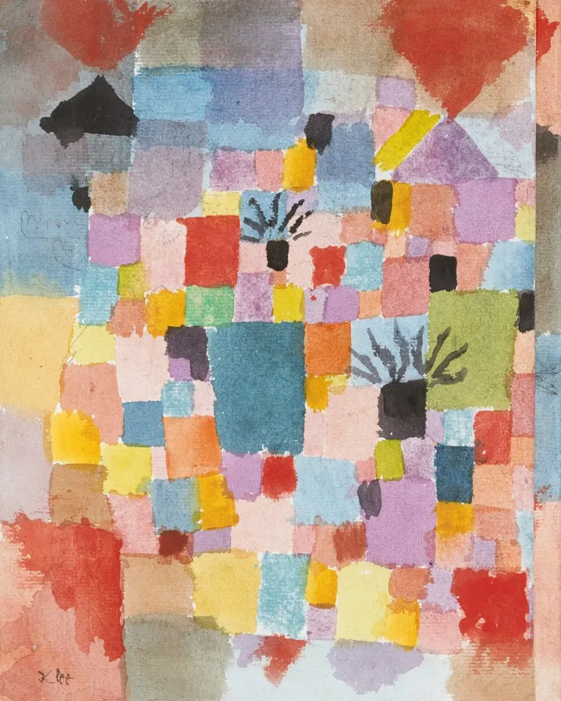 Paul Klee - Giardini del Sud pellicola backlit da Timeless Artworks