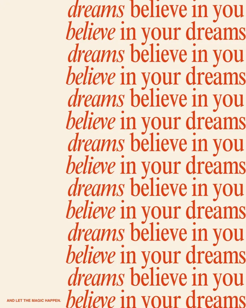 your reality poster da Ambition Wall