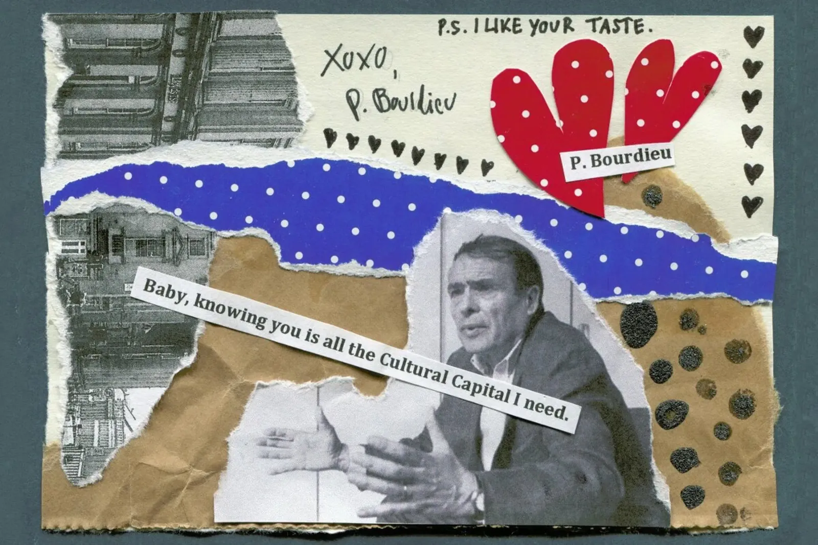 Pierre Bourdieu poster con telaio in plastica da The Pick-Up Theorist
