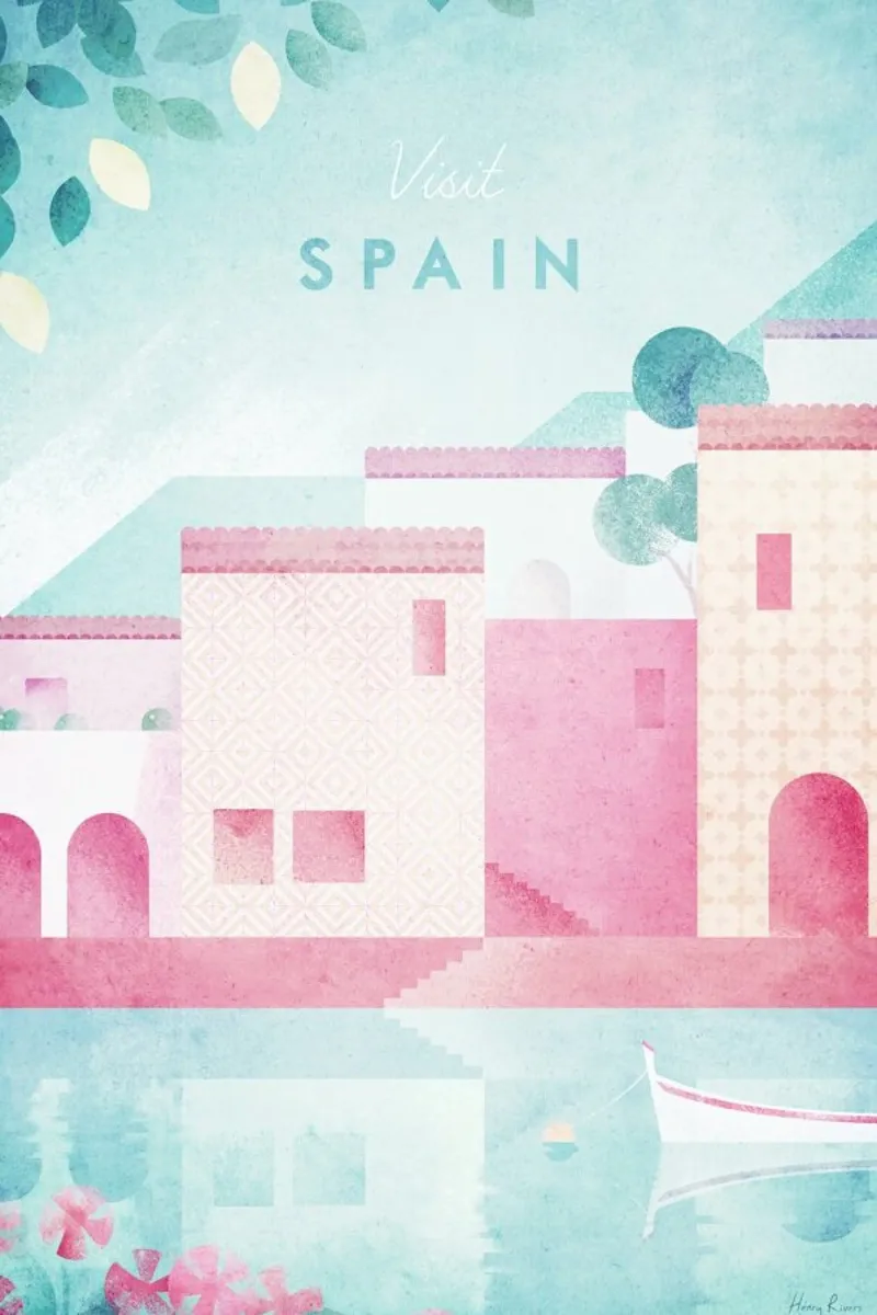 Spain Acryl-Glas von Henry Rivers