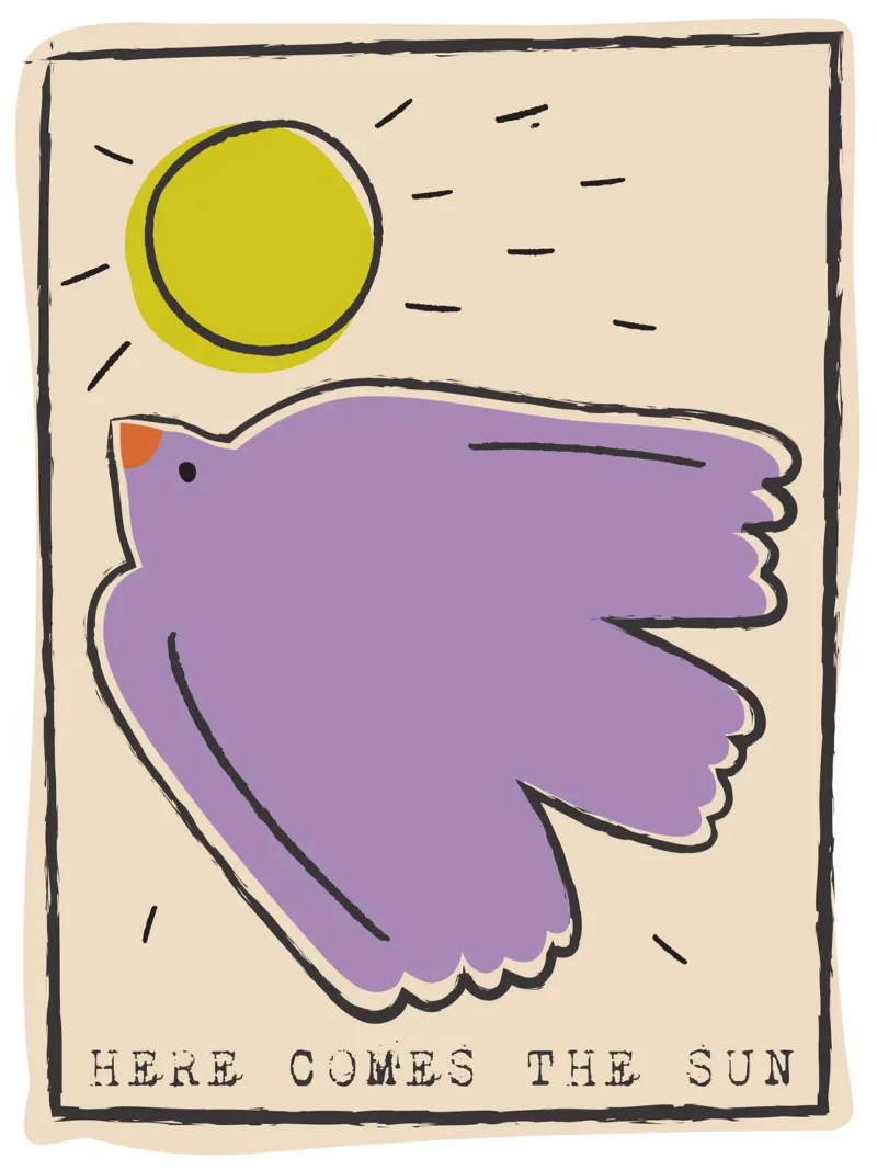 ARRIVA IL SOLE poster da ALLÉE DE PAPIER