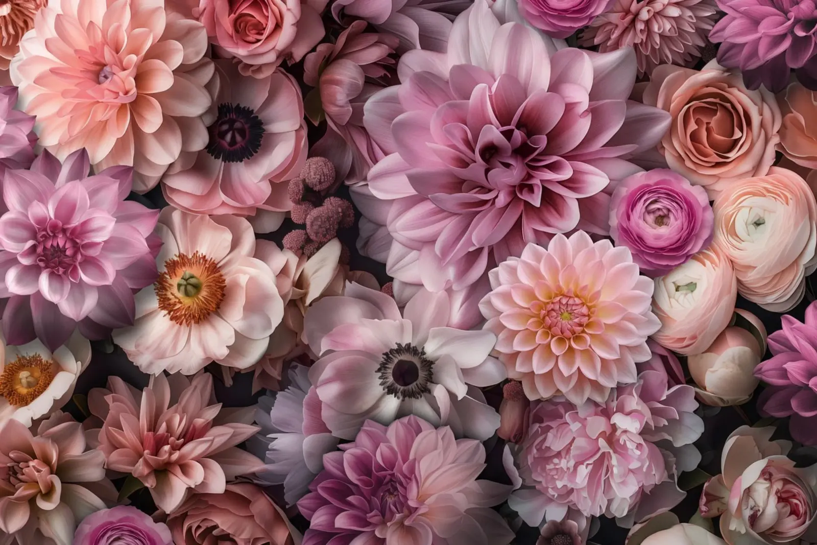 Armonia floreale pastello in fiore carta hahnemühle da Andrea Haase Floral Passion