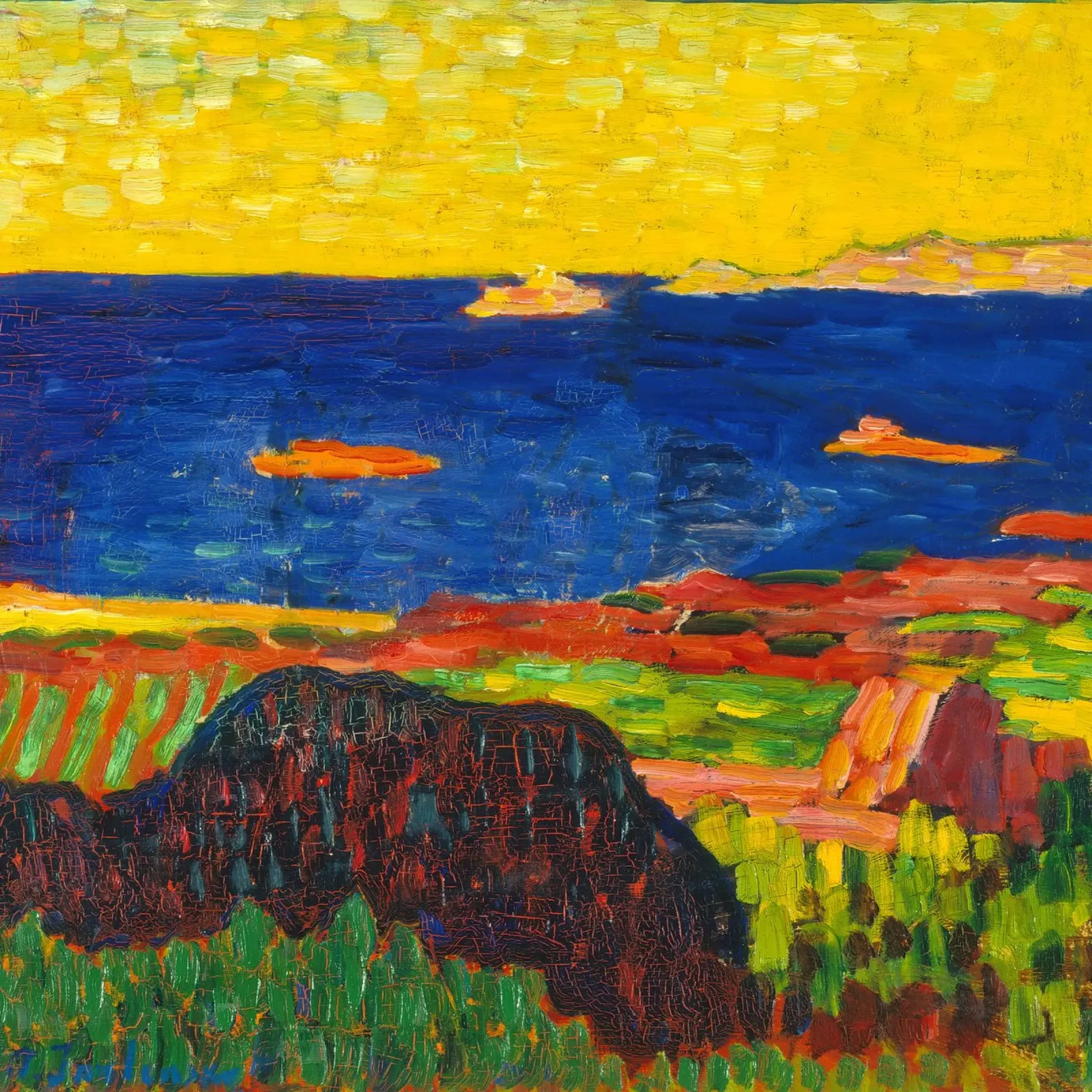 Alexej von Jawlensky - Costa vicino a Carantec alluminio dibond da ARTOTHEK