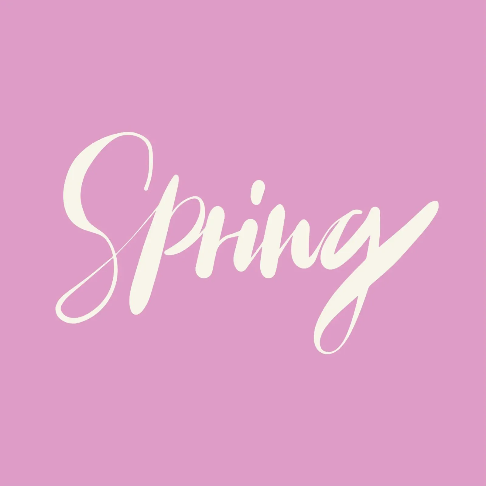 Printemps poster avec cadre en plastique de All Colours