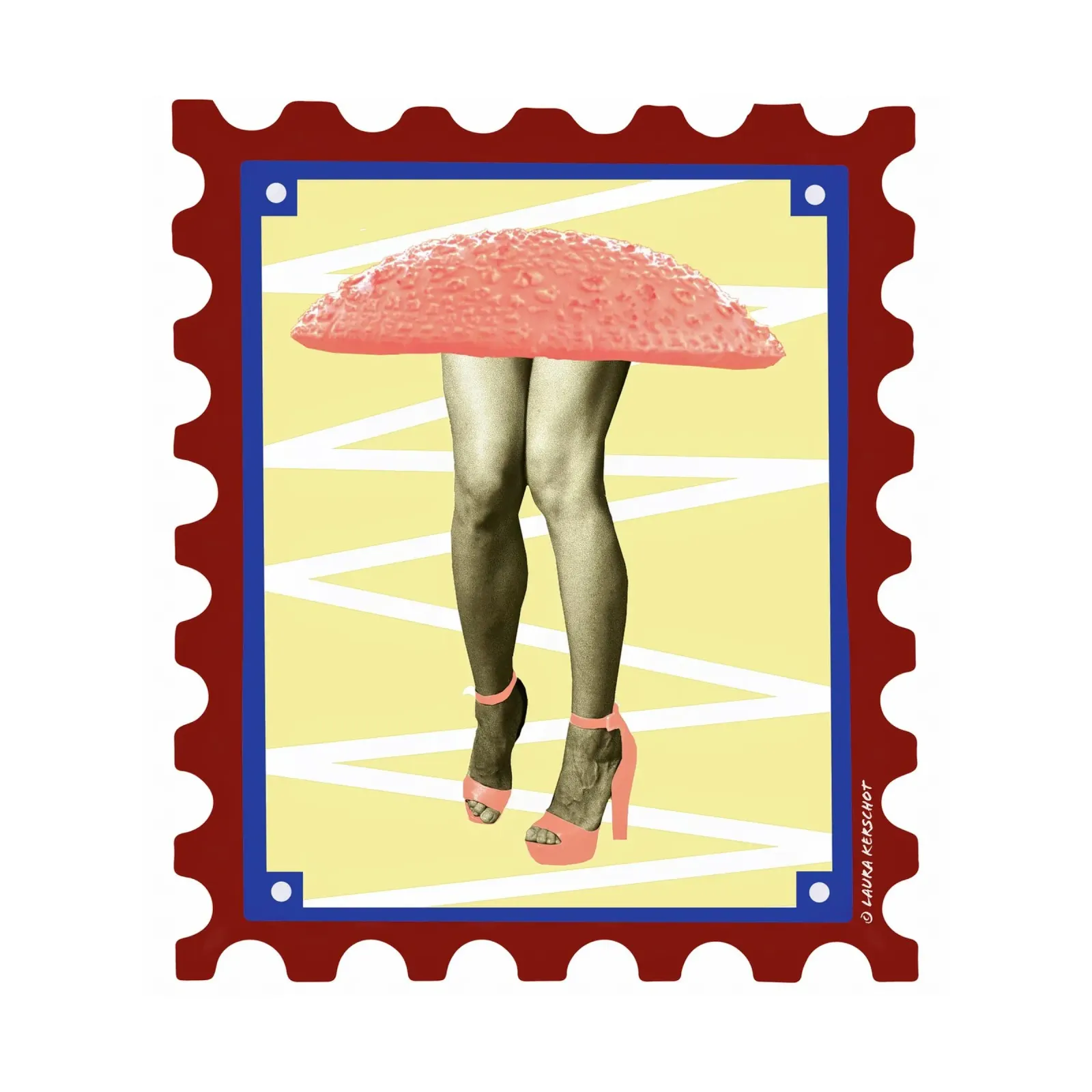Skirt-mushroom canvas by LauraKerschot
