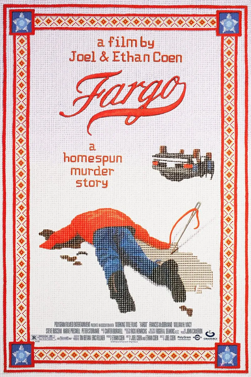 Fargo - A Coen Brothers Crime Masterpiece canvas met Baklijst van Attaboy Dsgn