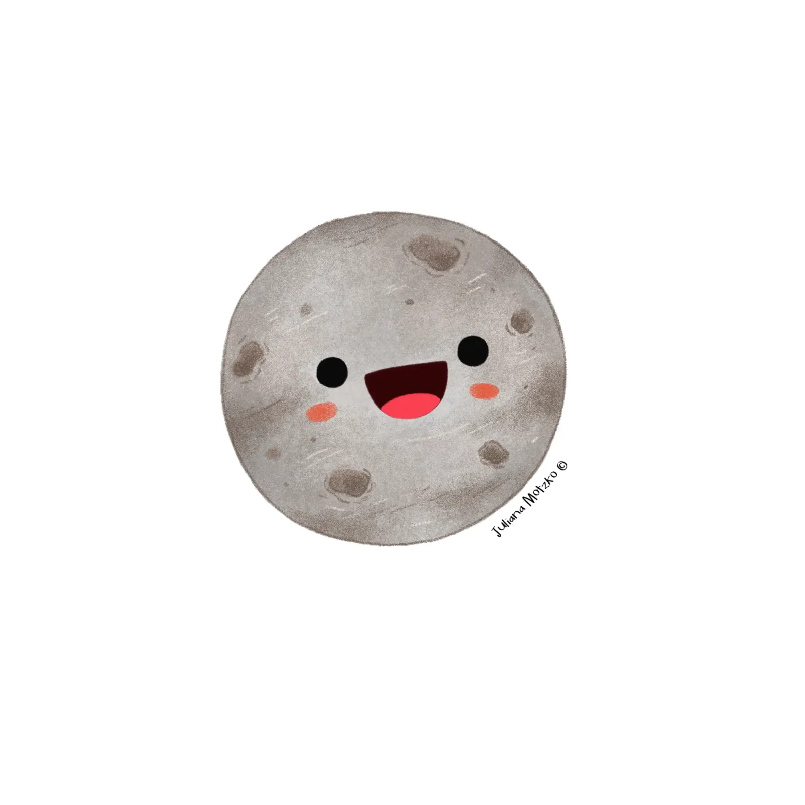 Cute Mercury Planet canvas with Floater frame by julianamotzko