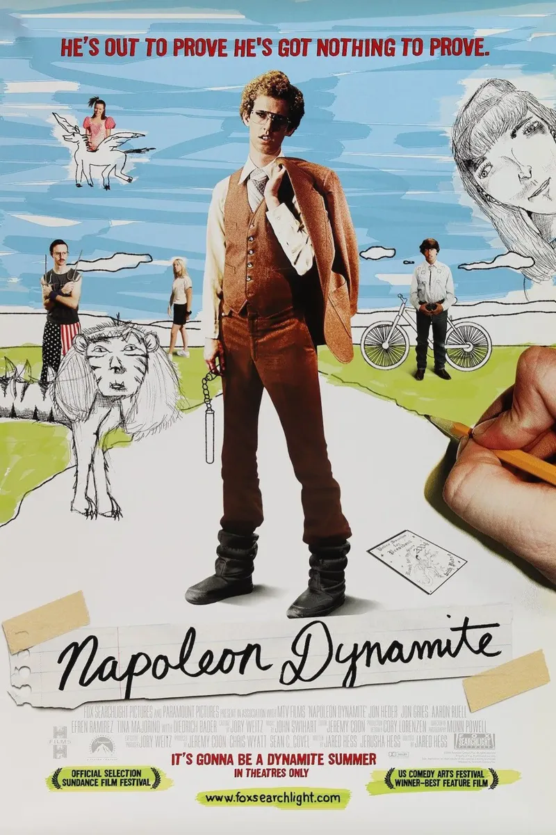 Napoleon Dynamite - Awkwardly Iconic Comedy pellicola backlit da Attaboy Dsgn