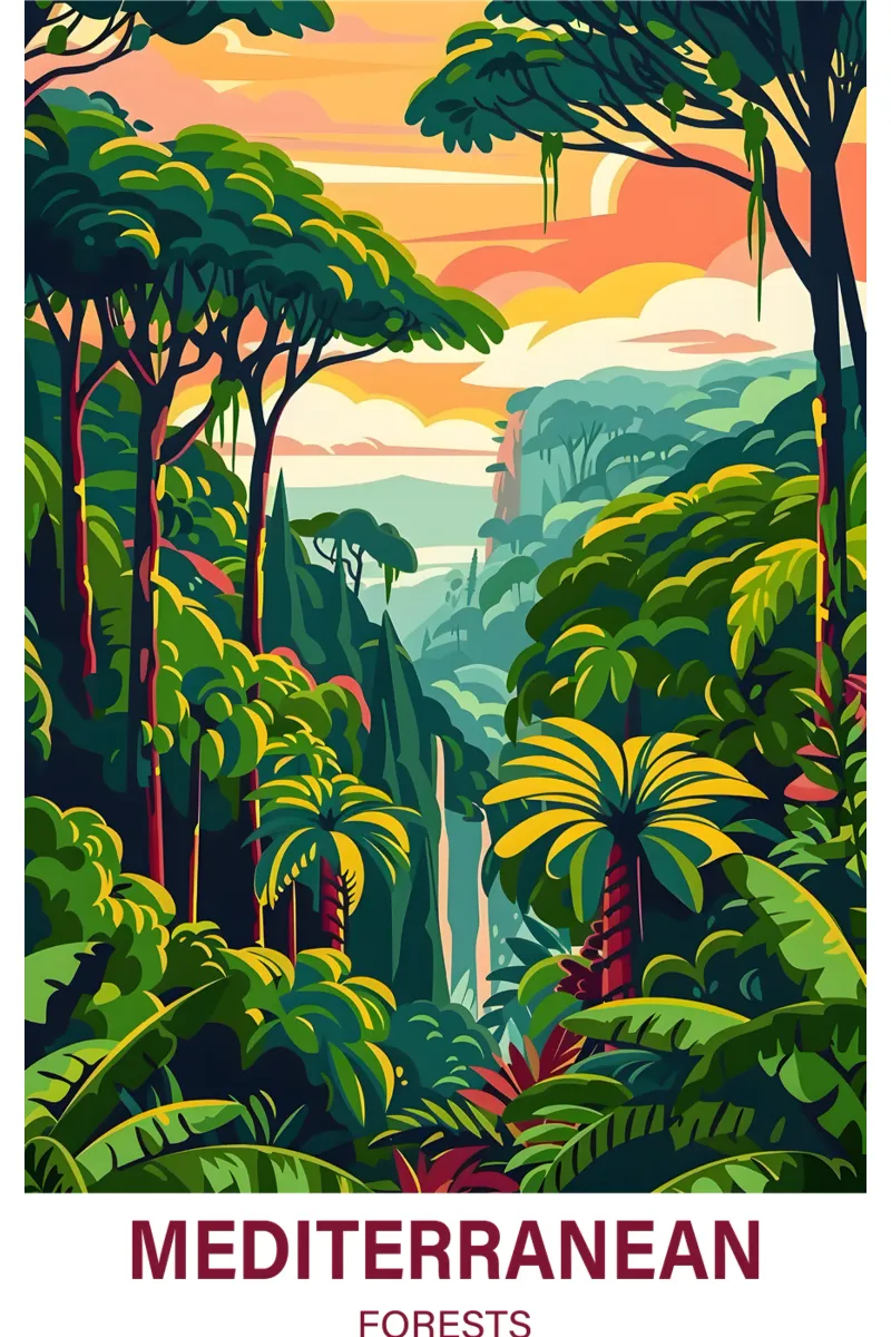 Foreste mediterranee carta hahnemühle da Wanderlust Vibes