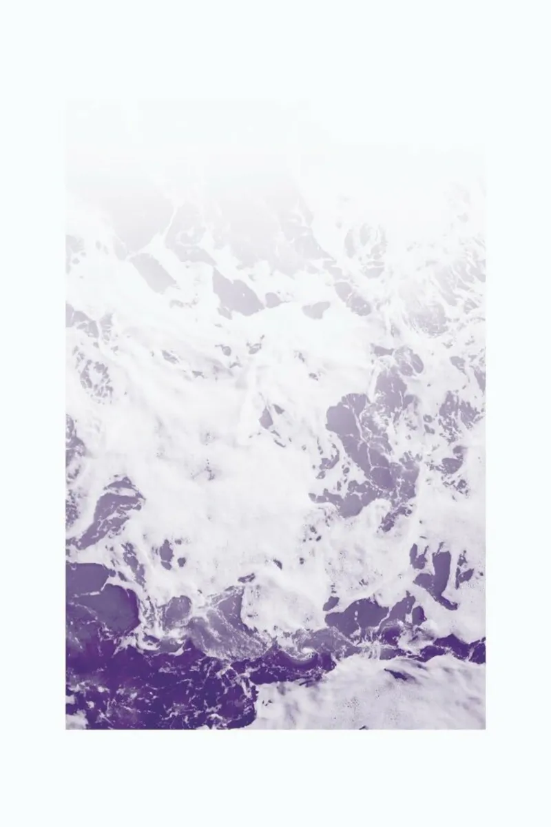 Purple Ocean pellicola backlit da Nordic Creators