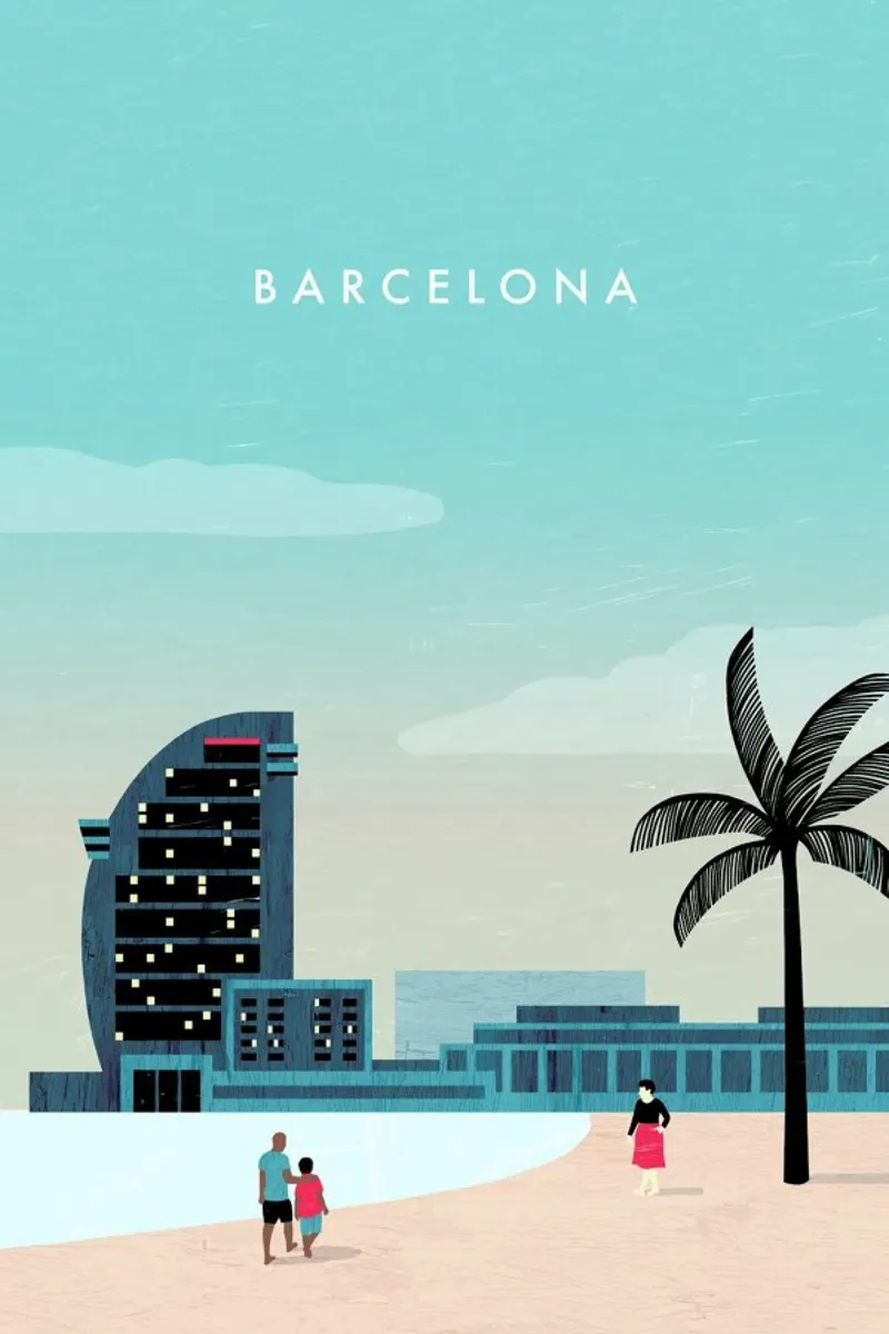 Barcelona pellicola backlit da Katinka Reinke