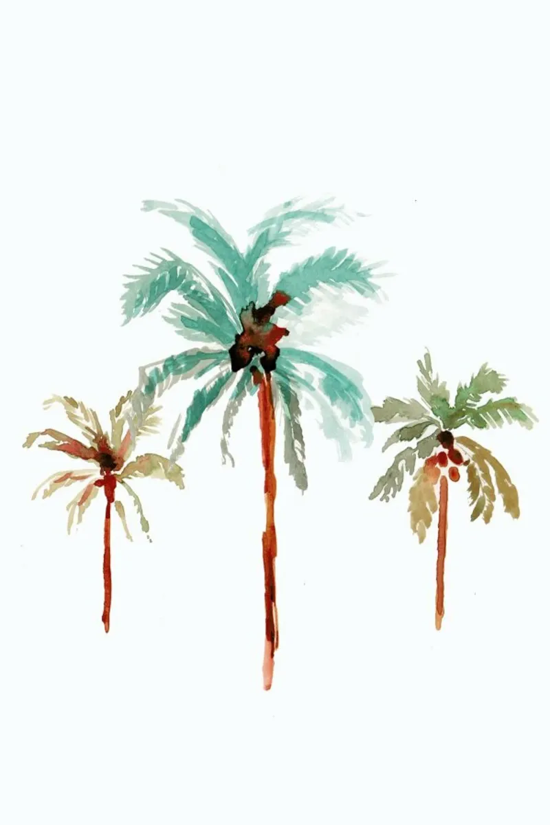 Palm Tree 1 pellicola backlit da Farina Kuklinski