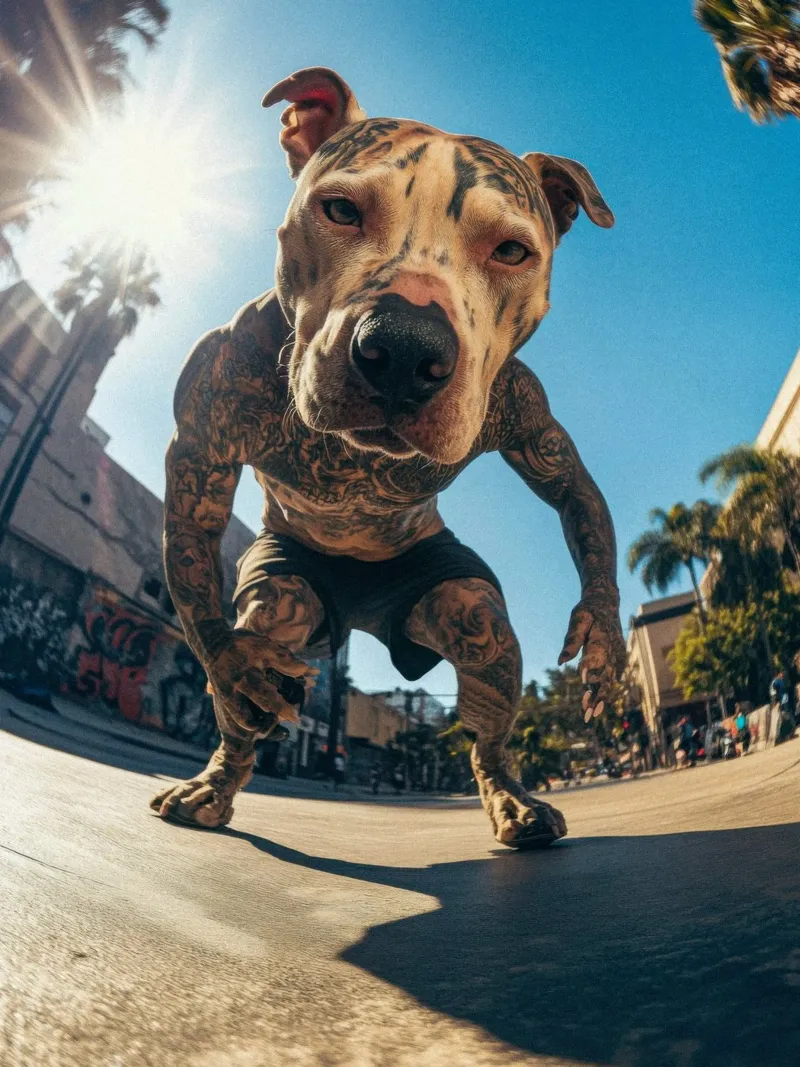 Blaze pellicola backlit da Affiches Chien Originales – Dogland