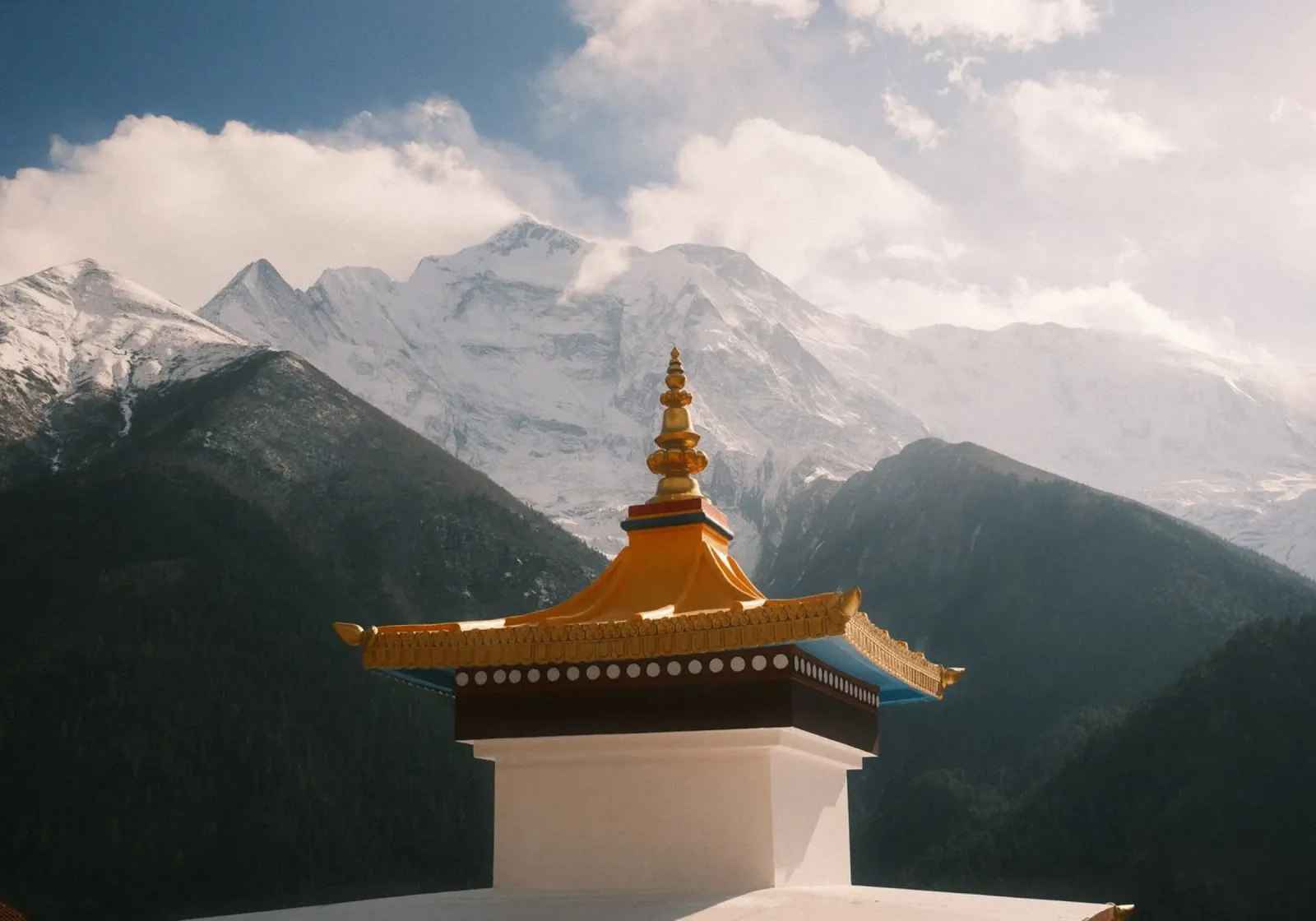 Sacred Himalayan Peaks pellicola backlit da FujiPrints