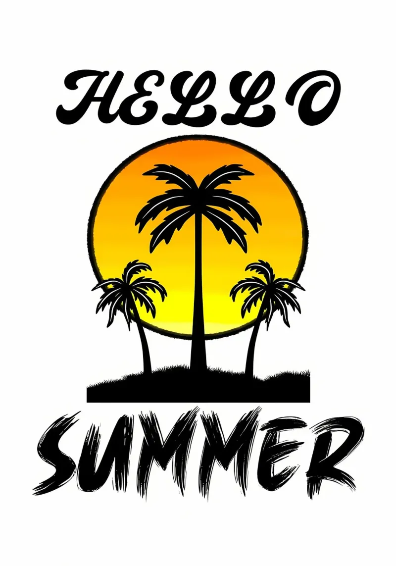 Hello Summer pellicola backlit da Sebastain