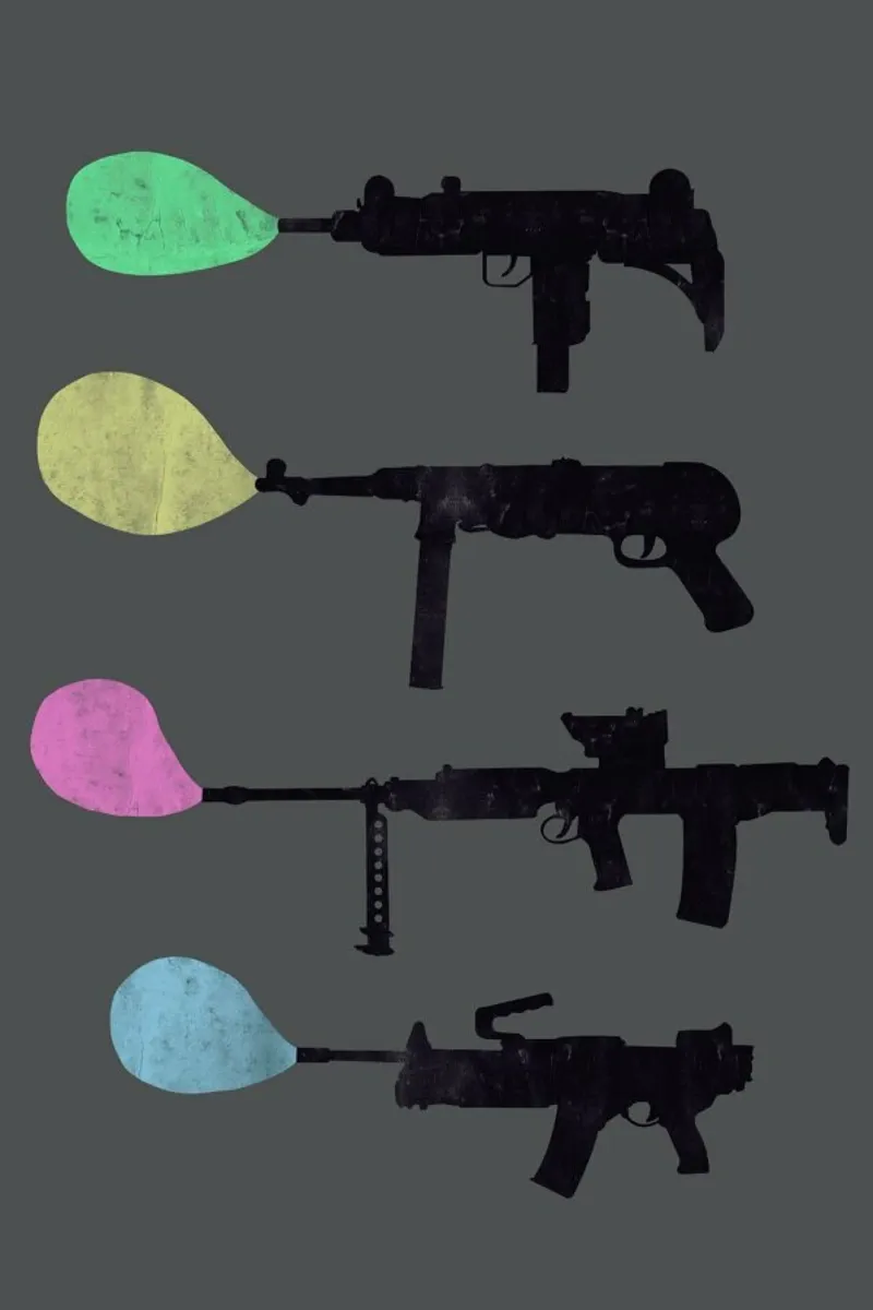Bubble Guns pellicola backlit da Tobe Fonseca