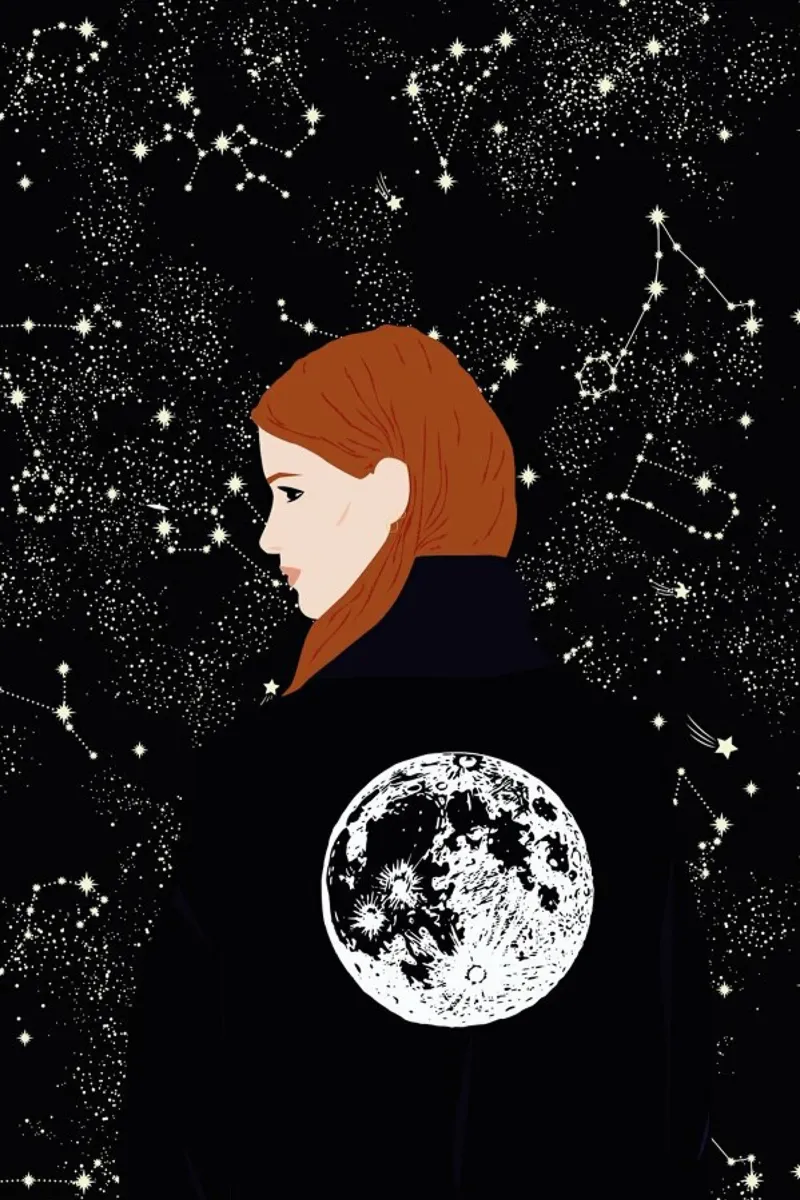 Back to the Moon plexiglass da Céleste Wallaert