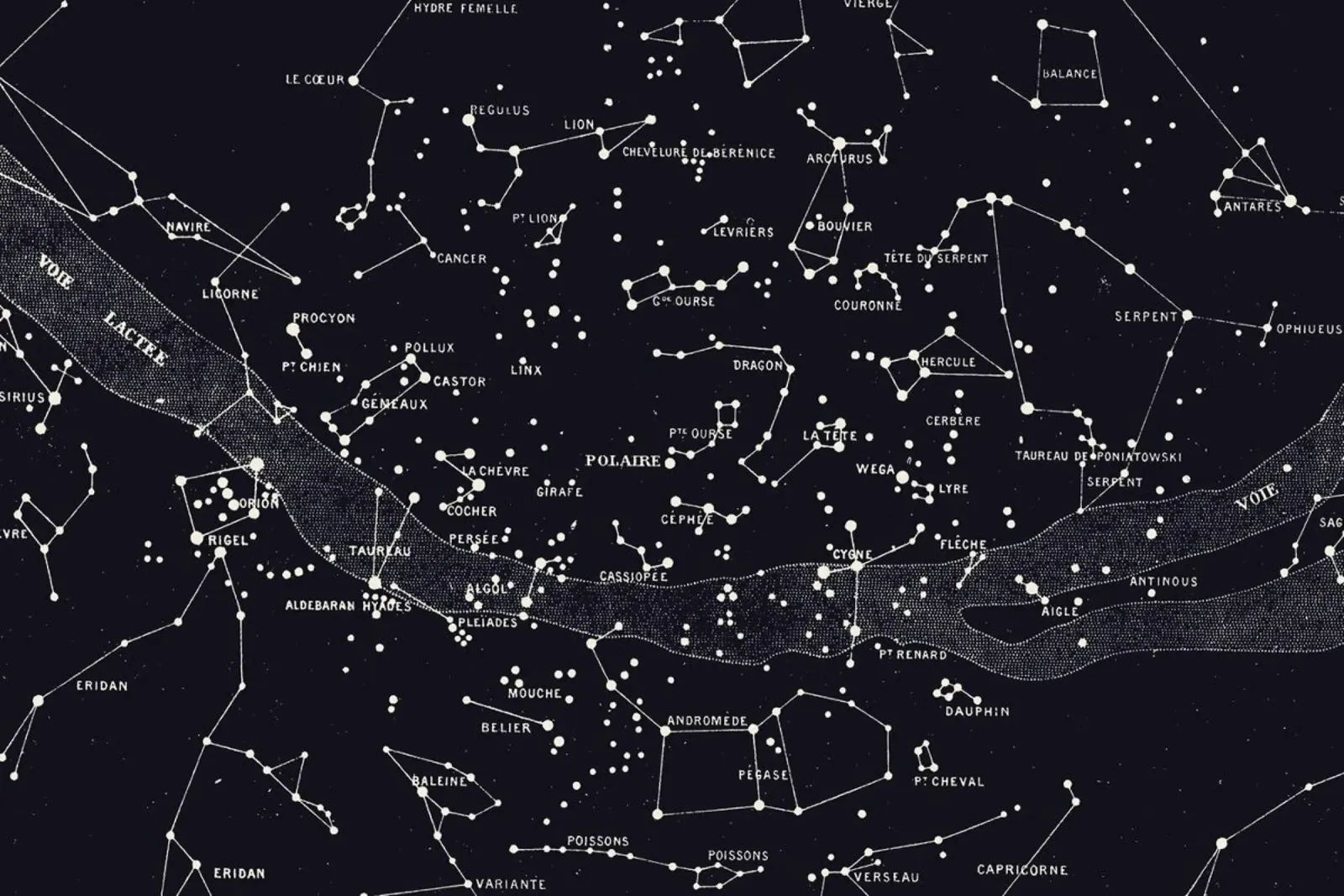 Carte du Ciel I hahnemühle by Astër
