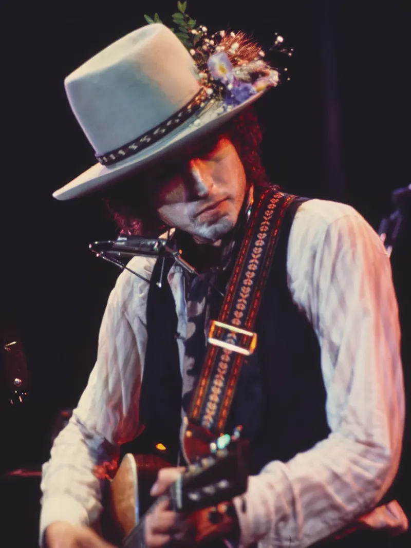 Bob Dylan perform pellicola backlit da avissta
