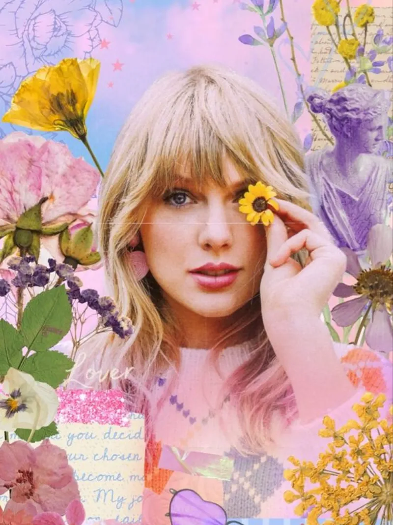 Sun flowers and taylor swift pellicola backlit da avissta