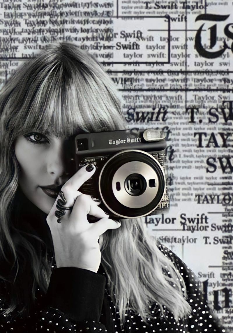 Taylor swift and clasic camera pellicola backlit da avissta