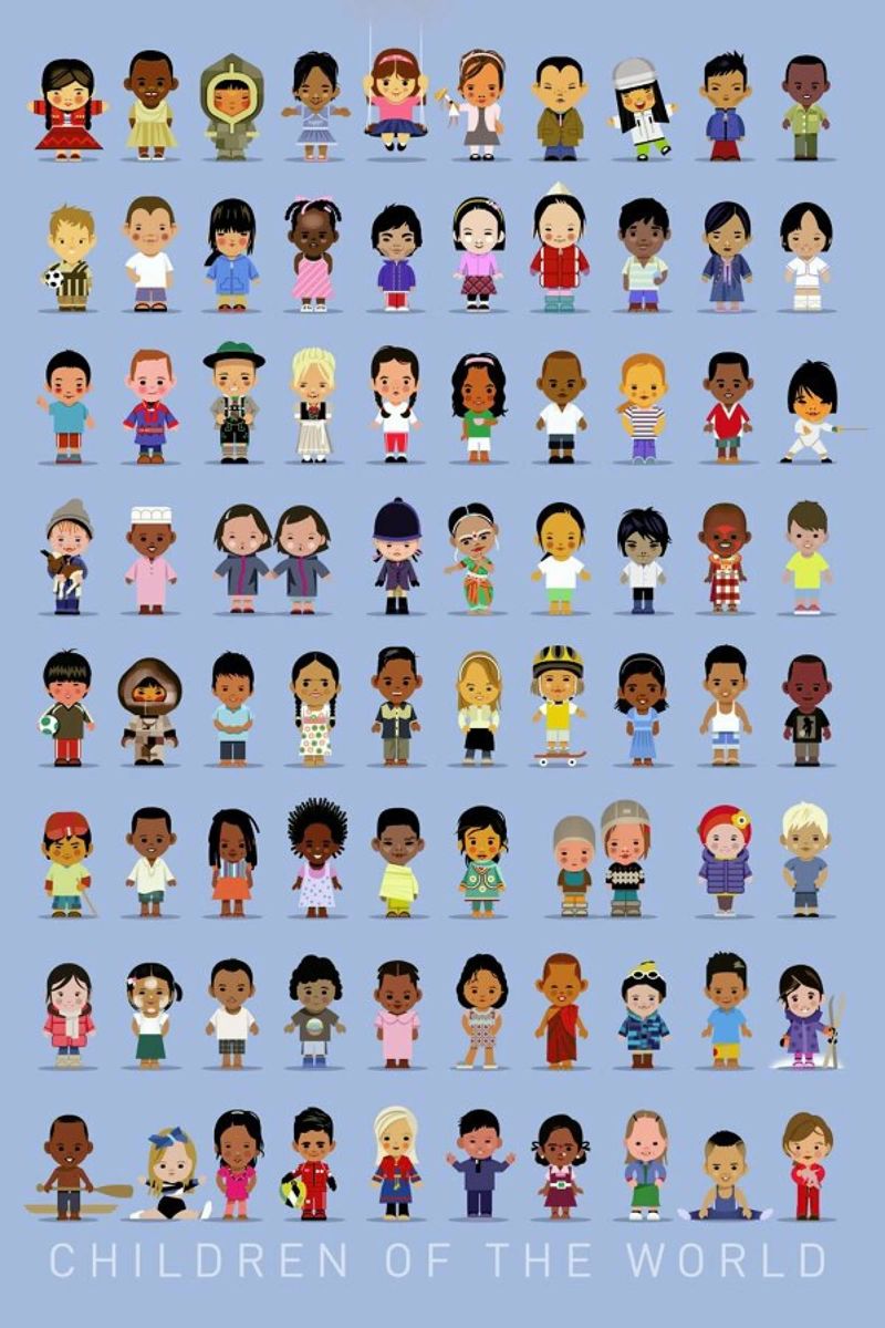 Children Of the World Poster von Dieter Braun